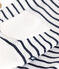 Cardigan in jersey spesso neonato bianco/blu
