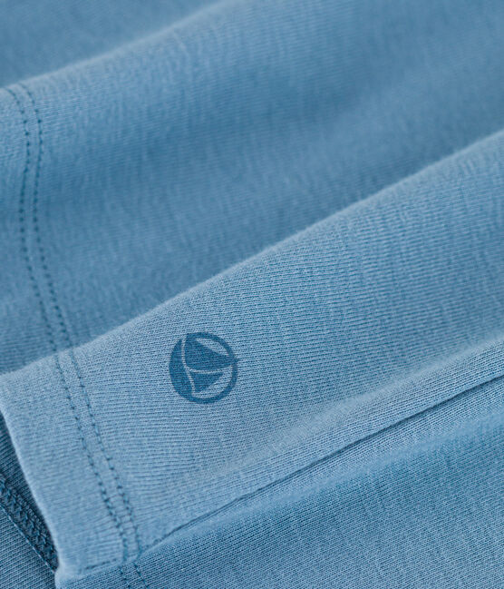 T-shirt L'ICONIQUE girocollo in cotone Donna blu AZUL