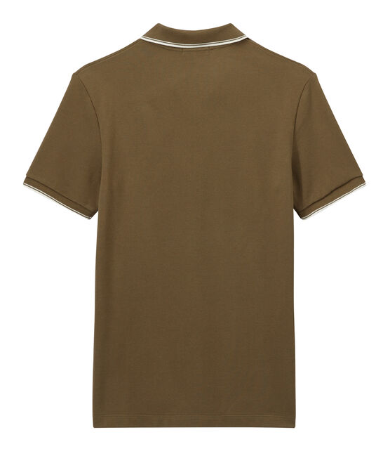 Polo uomo marrone SHITAKE