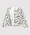 Cardigan bambina in tubique bianco MARSHMALLOW/bianco MULTICO