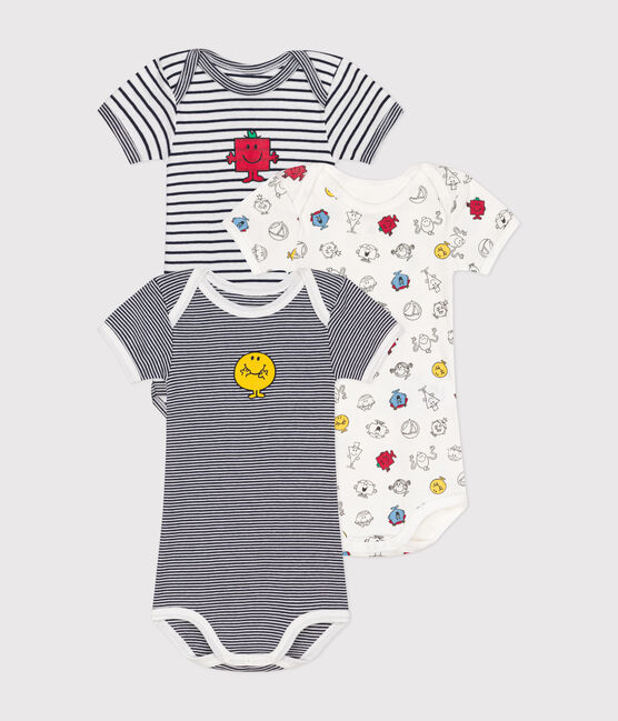 Set di 3 body a maniche corte Monsieur Madame in cotone  variante 1