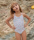 Costume da bagno intero a fiori bambina