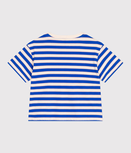 T-shirt Le Boxy in cotone a righe donna bianco AVALANCHE/ MULTICO