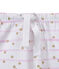 Short bambina stampato bianco ECUME/rosa ROSE/ OR