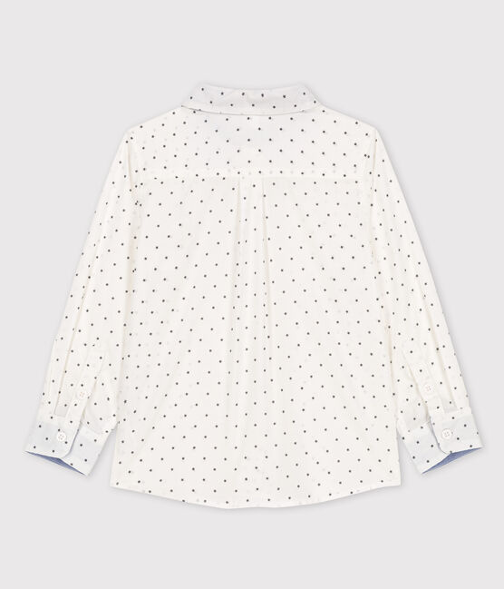 Camicia stampata bambino beige COQUILLE/grigio MAKI