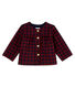Cardigan vichy per bebé femmina