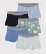 Confezione da 5 boxer con motivo pecora in cotone bambino