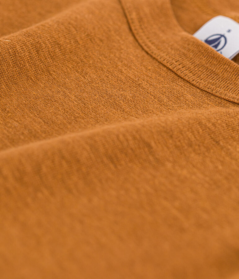 T-shirt L'ICONIQUE in lino Donna marrone