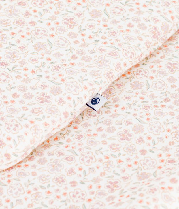 Sacco nanna neonato in cotone con stampa a fiori TOG 1,5 bianco/multicolore