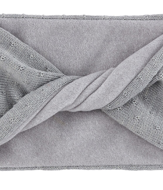 Copricollo misto lana per bambina grigio SUBWAY CHINE
