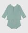 Completo nascita tre pezzi in cotone e T-shirt a righe con limone PAUL/ MULTICO
