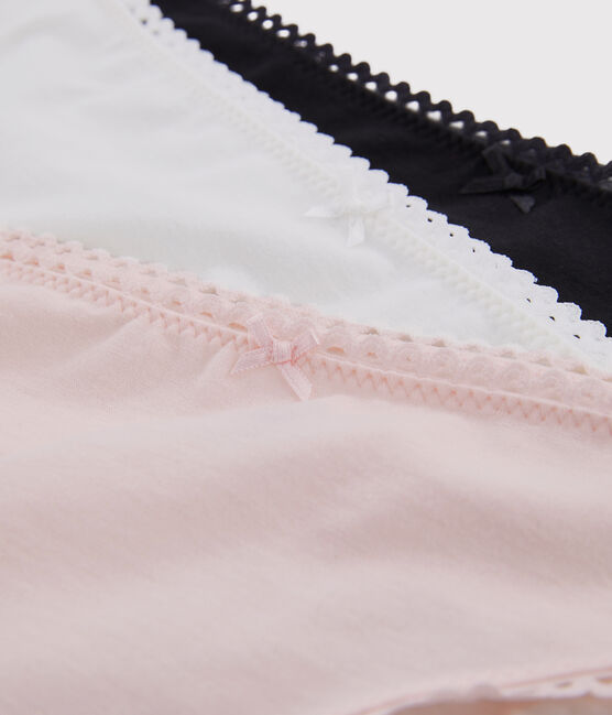 Confezione da 3 slip in cotone stretch Donna variante 1