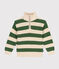 Maglione dolcevita con mezza cerniera in cotone bambino verde PALMERAIE/ AVALANCHE