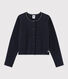 Cardigan bambina in lana e cotone