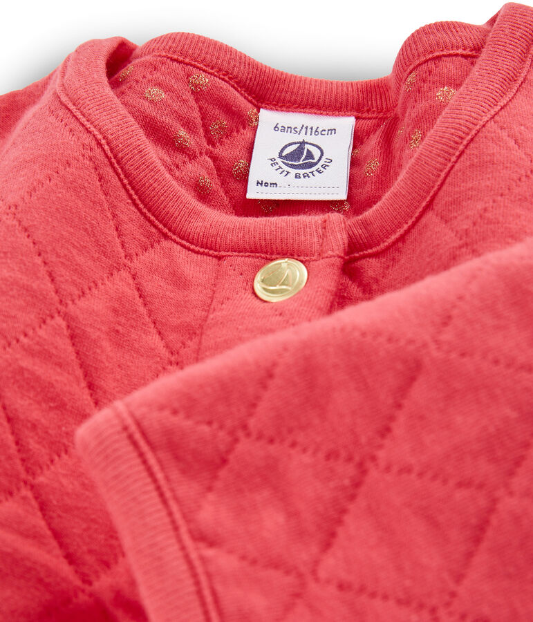 Cardigan bambina rosso