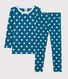 Pigiama bambina/bambino snugfit fantasia grafica in cotone biologico