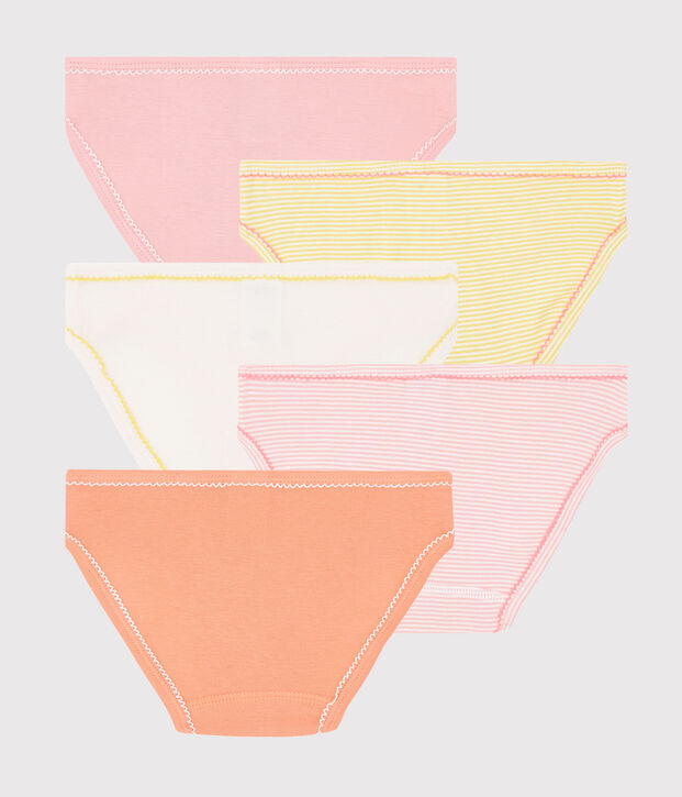 Confezione da 5 slip animali yoga bambina multicolore