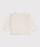Cardigan per bebè in tubique trapuntato beige MONTELIMAR CHINE