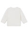 Cardigan in tubique trapuntato neonata bianco MARSHMALLOW