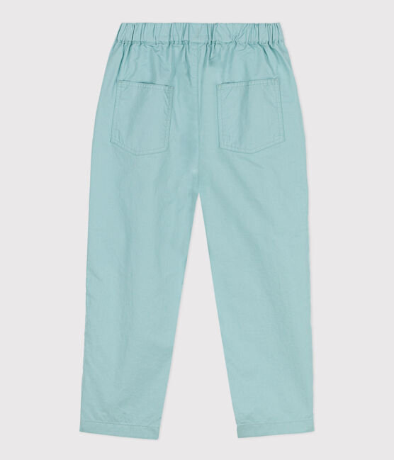 Pantaloni ampi in serge di cotone bambino verde BOB