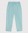 Pantaloni ampi in serge di cotone bambino verde BOB
