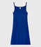 Abito con spalline iconico in cotone Donna blu SURF