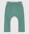 Pantaloni bebè a righe in tubique EVERGREEN/ FUMEE