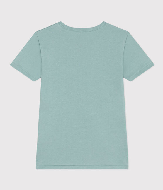 T-shirt a maniche corte in cotone verde PAUL