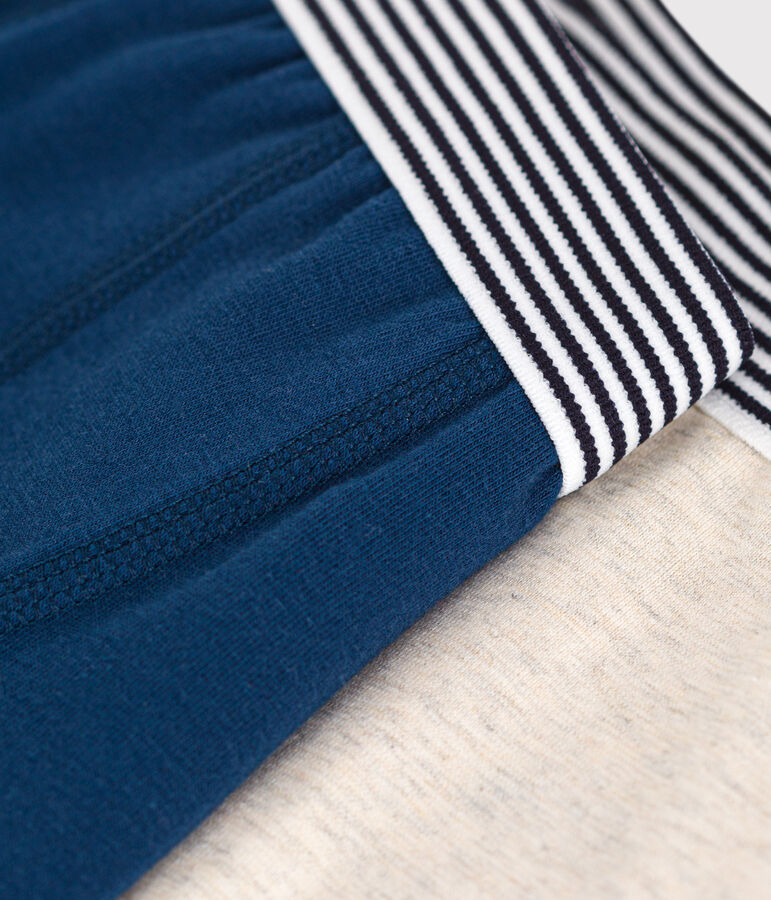 Confezione da 2 boxer bambino in cotone ed elastam multicolore