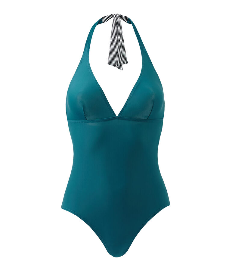 Costume da bagno donna intero verde Rivage
