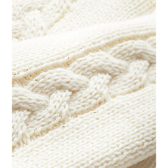 Guanti per bambina beige COQUILLE/giallo DORE