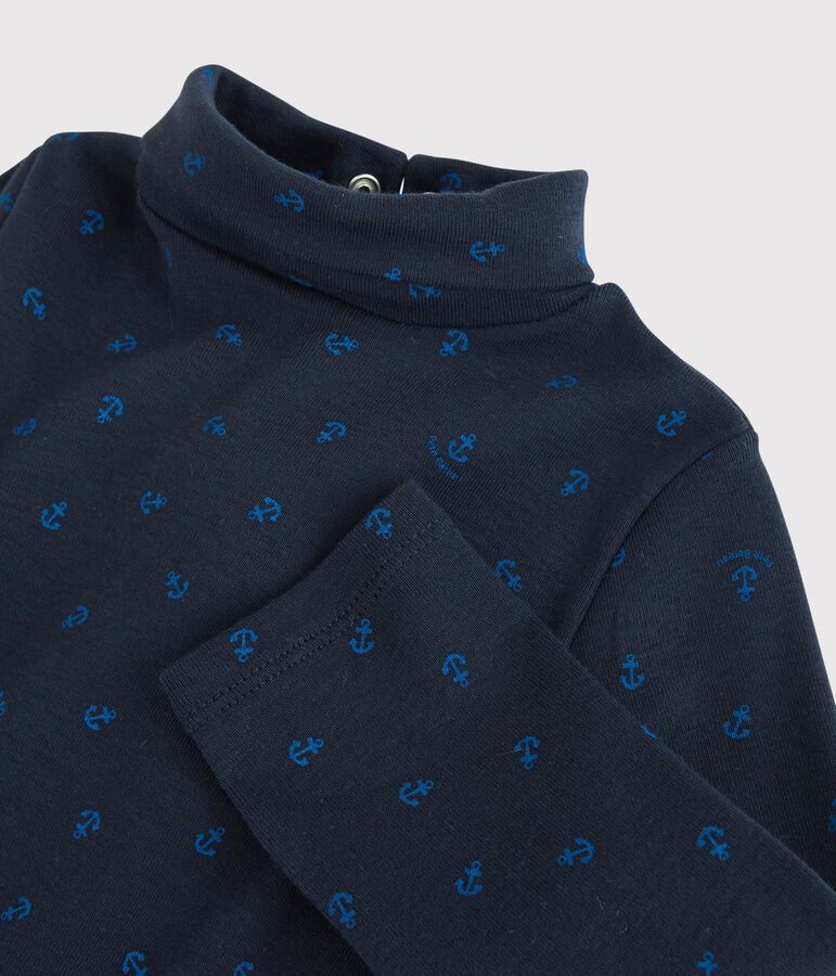 Sottogiacca in cotone beb&egrave;. blu SMOKING/ RUISSEAU