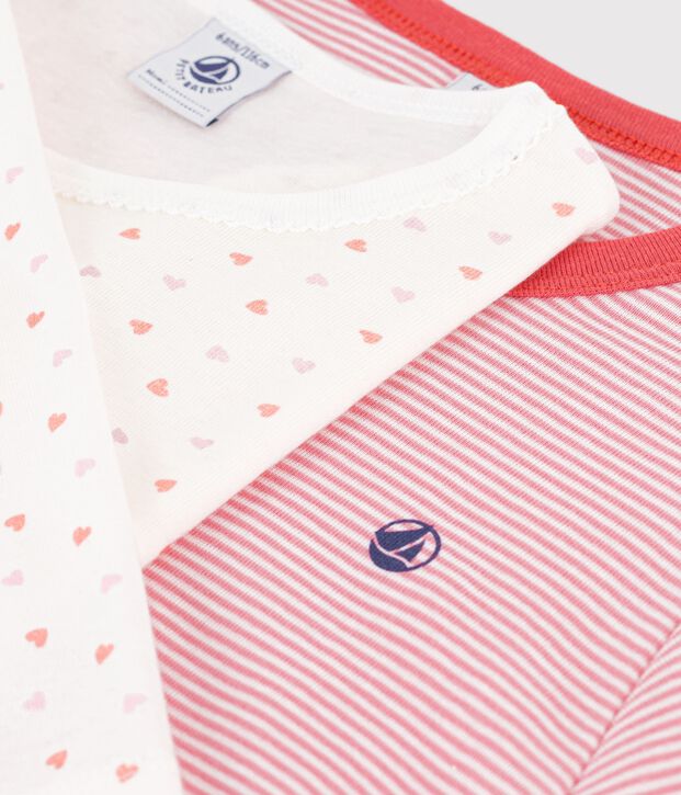 Set di pigiami in cotone fantasia bambino multicolore