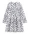 Abito bambina Jean Jullien bianco MARSHMALLOW/ DOTTIES