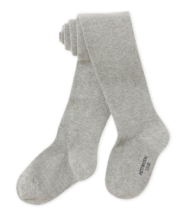 Collant per bambina grigio