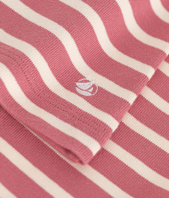 Marinière donna abbottonata in cotone rosa ROSEWOOD/ AVALANCHE