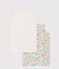 Confezione da 2 canottiere bambina con spalline in cotone a fiori variante 1