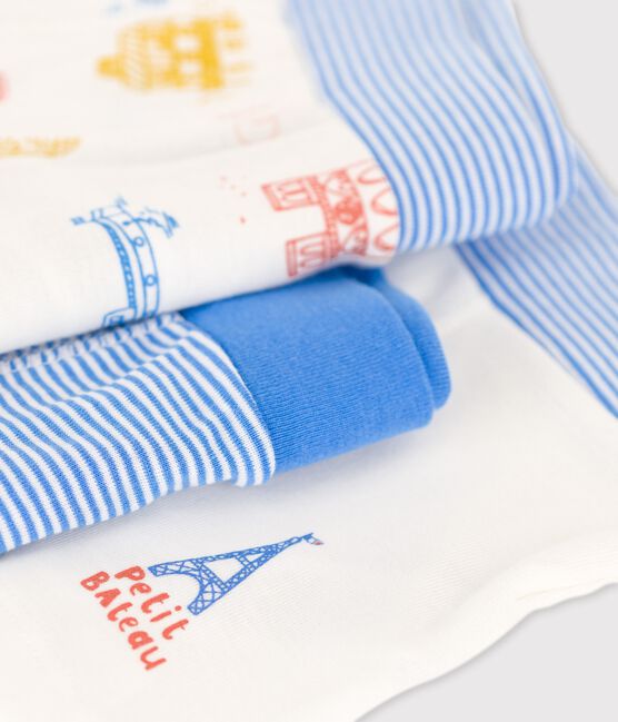 Confezione da 3 boxer bambino Parigi in cotone variante 1