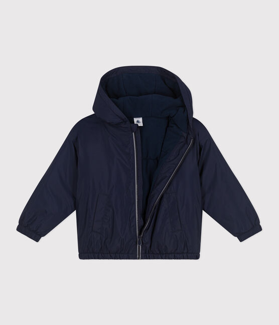 Giacca a vento con pile bambino blu SMOKING