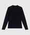 Pullover marinaro in cotone tinta unita donna blu SMOKING