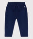 Pantaloni in tessuto felpato per neonati