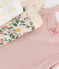 Set di 3 body con spalline a fiori bebè in cotone variante 1