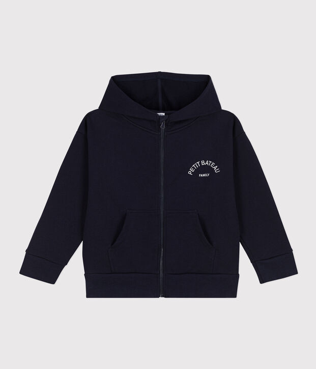 Felpa con zip e cappuccio bambino SMOKING