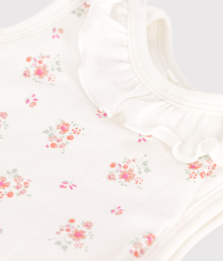 Sacco nanna in cotone neonato TOG 1,5 bianco/multicolore