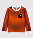T-shirt bambino a maniche lunghe in cotone