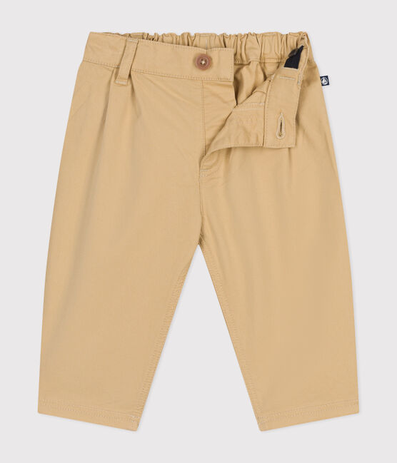 Pantaloni in serge bebè beige FACILE