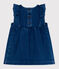 Abito smanicato in denim neonata blu DENIM MOYEN
