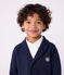 Cardigan in cotone tinta unita bambino blu SMOKING