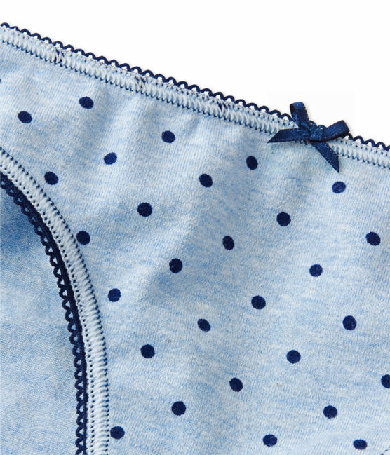 Culotte ado fille à pois blu MARIO/blu MEDIEVAL