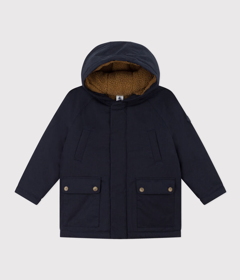 Parka bambino unisex blu